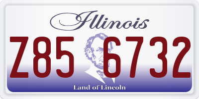IL license plate Z856732