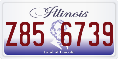 IL license plate Z856739