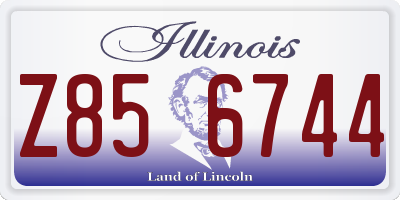 IL license plate Z856744