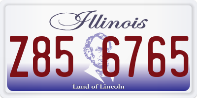 IL license plate Z856765