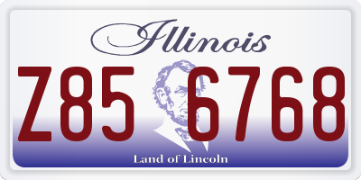 IL license plate Z856768