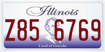 IL license plate Z856769