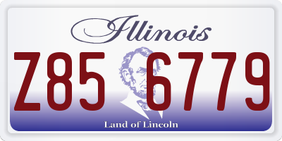 IL license plate Z856779