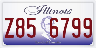 IL license plate Z856799
