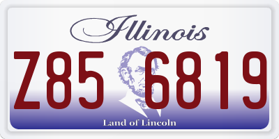 IL license plate Z856819