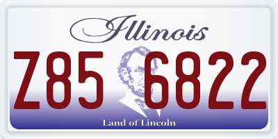 IL license plate Z856822