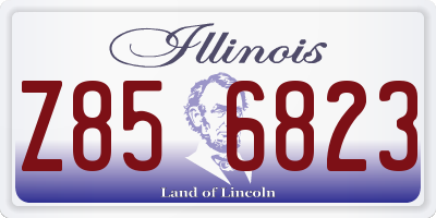 IL license plate Z856823