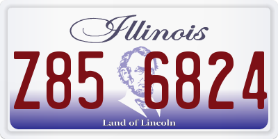 IL license plate Z856824