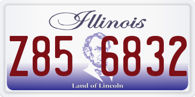 IL license plate Z856832