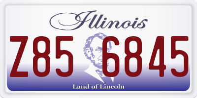 IL license plate Z856845