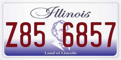 IL license plate Z856857