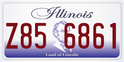 IL license plate Z856861