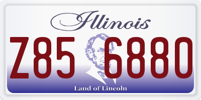 IL license plate Z856880