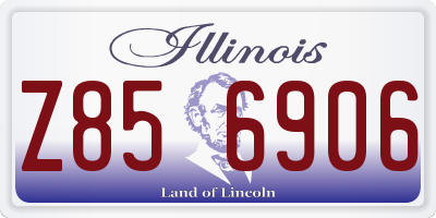 IL license plate Z856906