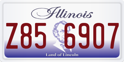 IL license plate Z856907