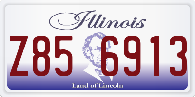IL license plate Z856913