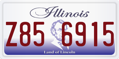 IL license plate Z856915