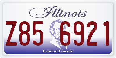 IL license plate Z856921
