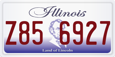 IL license plate Z856927