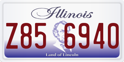 IL license plate Z856940