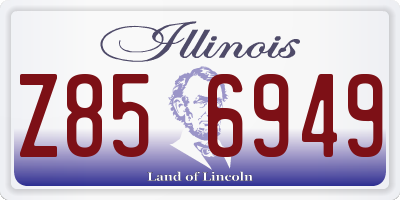 IL license plate Z856949