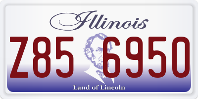 IL license plate Z856950