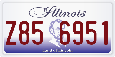 IL license plate Z856951