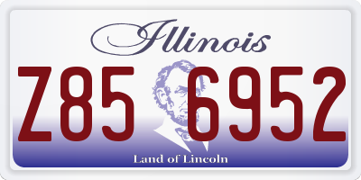 IL license plate Z856952