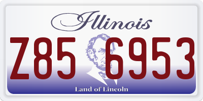 IL license plate Z856953