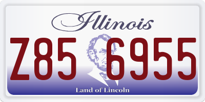 IL license plate Z856955