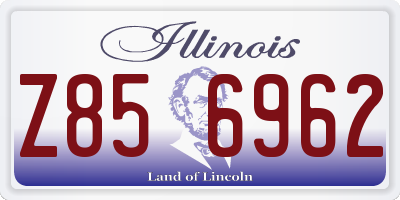 IL license plate Z856962