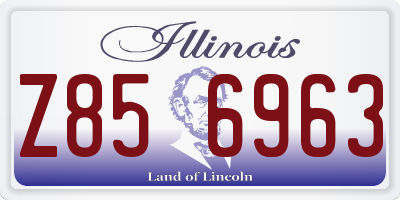 IL license plate Z856963