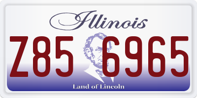 IL license plate Z856965