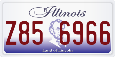 IL license plate Z856966