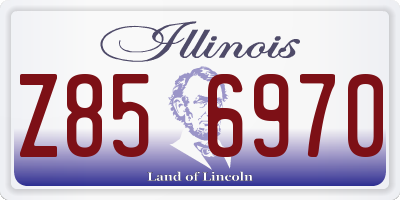 IL license plate Z856970