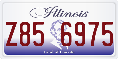 IL license plate Z856975