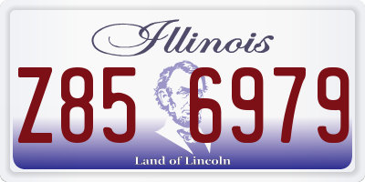 IL license plate Z856979