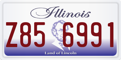 IL license plate Z856991