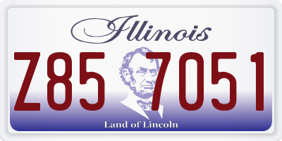 IL license plate Z857051