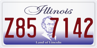 IL license plate Z857142