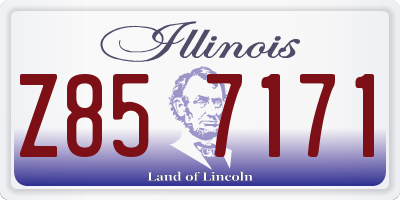 IL license plate Z857171