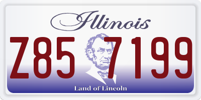 IL license plate Z857199