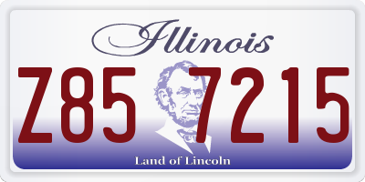 IL license plate Z857215