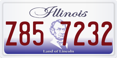 IL license plate Z857232