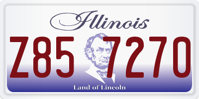 IL license plate Z857270