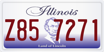 IL license plate Z857271