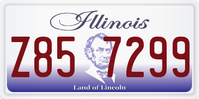IL license plate Z857299
