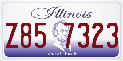 IL license plate Z857323