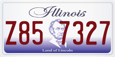 IL license plate Z857327