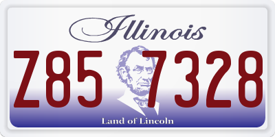 IL license plate Z857328